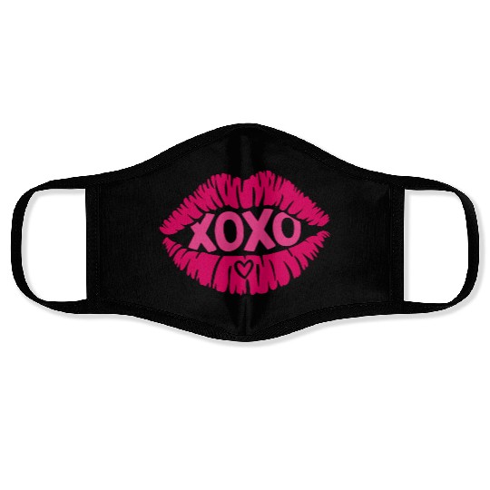 XOXO Valentine Sublimation Face Masks