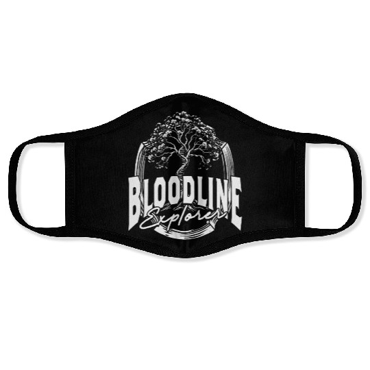 Genealogy Genealogist Bloodline Explorer Face Masks