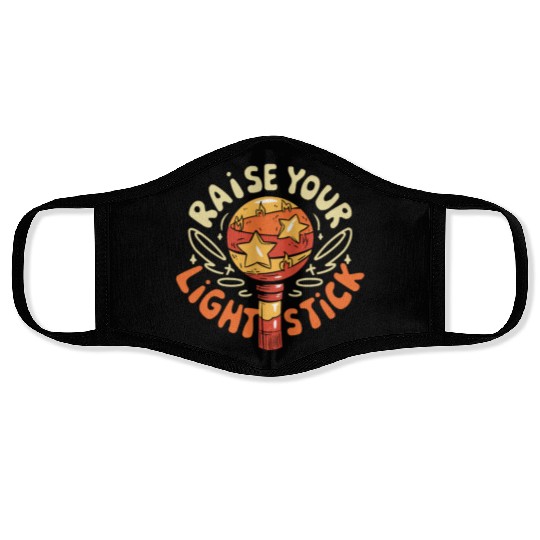 K-Pop Korean Pop Music South Korea Kpop Lightstick Face Masks