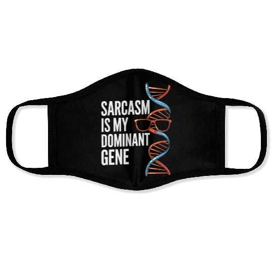 Sarcastic Genealogy DNA Test Genetics Biologist Face Masks