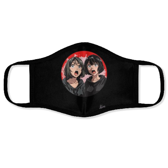 Anime Shock Twins – What the?! Face Masks