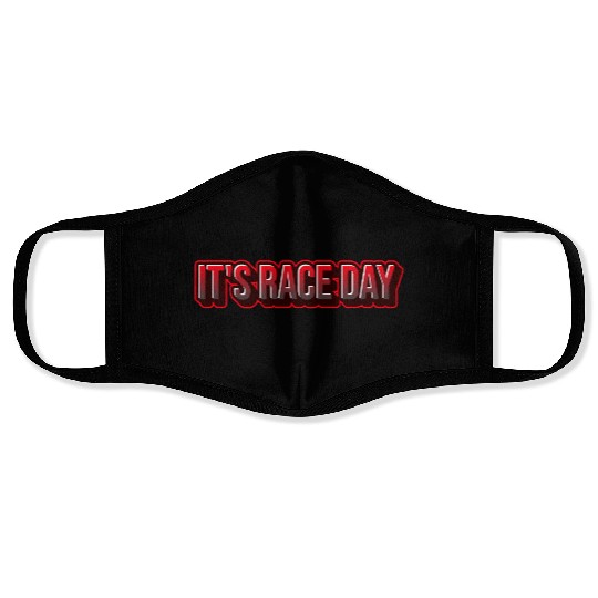 It's Race Day Face Masks