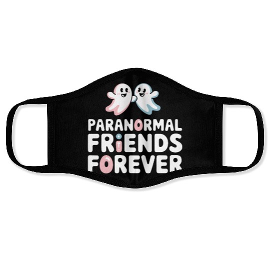 Paranormal Comedy Funny Ghost Humor Lighthearted Face Masks