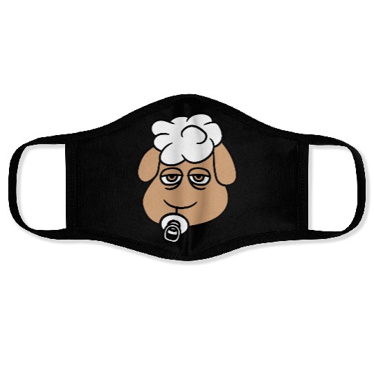 Sheep Baby Toddler Face Pacifier Child Head Lamb Face Masks