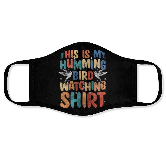 Hummingbird Nature Sign Face Masks