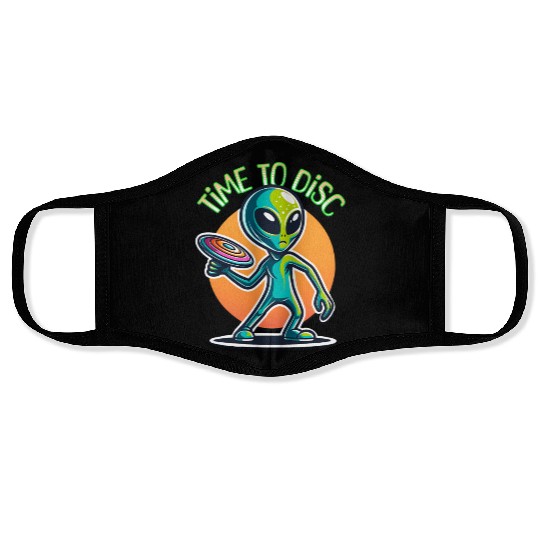 Alien Disc Golf | Retro Extraterrestrial Face Masks