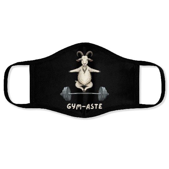 Yoga Goat Gym Face Masks