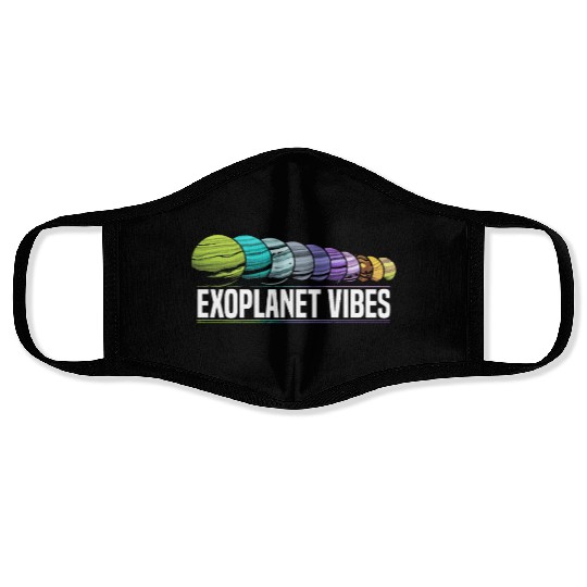 Exoplanet Universe Space Astronomer Astronomy Face Masks