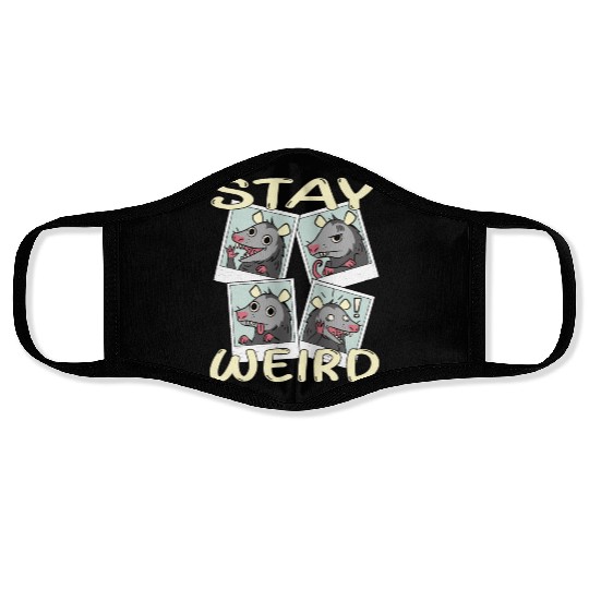 Stay Weird Face Masks