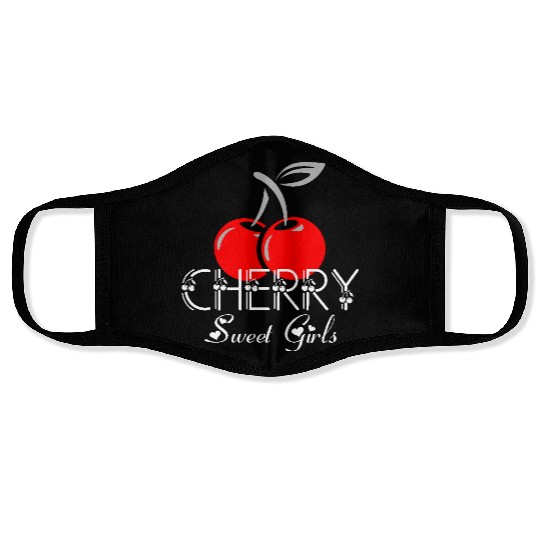 Cherry Sweet Girls Face Masks