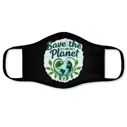 Eco-Friendly Earth Design Face Masks