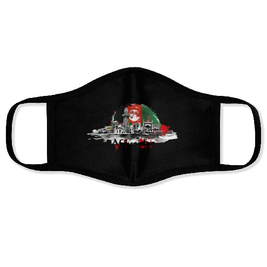 Kabul Store Afghanistan Urban Famous Buildings Face Masks