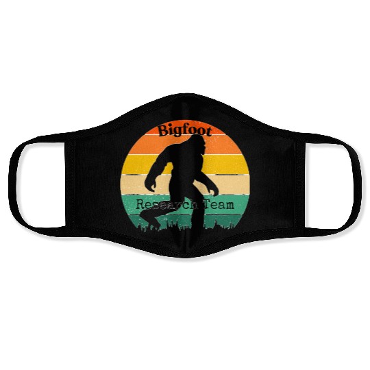 Bigfoot Research Team spectrum Face Masks