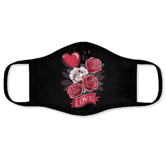 Timeless Love Classic Romance Face Masks