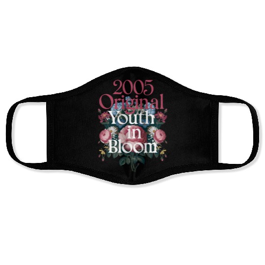 2005 Original Youth in Bloom Floral Face Masks