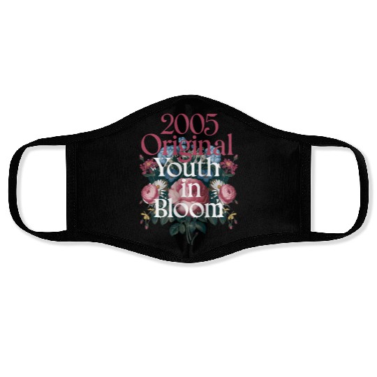 2005 Original Youth in Bloom Floral Face Masks