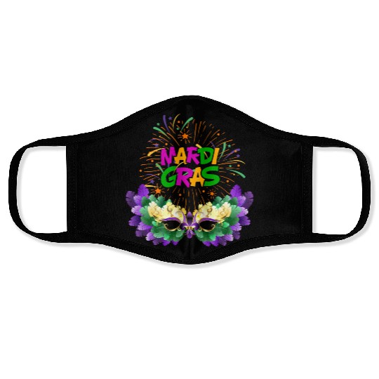 Mardi Gras New Orlean Carnival Face Masks
