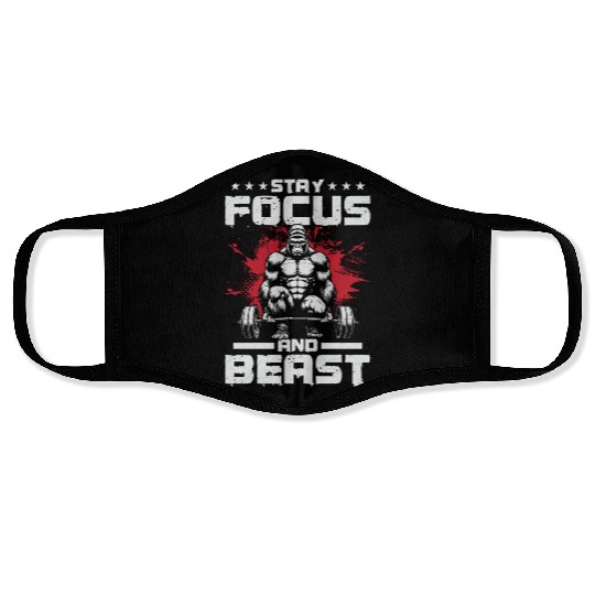 Stay Focused & Beast Face Masks