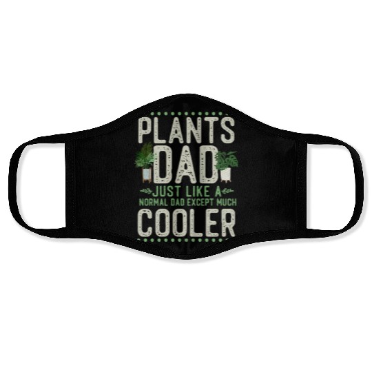 Plant Lover Gardening Dad Plants Face Masks