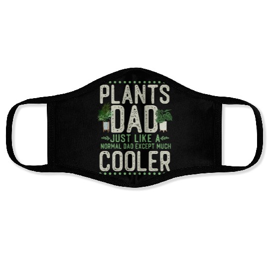 Plant Lover Gardening Dad Plants Face Masks