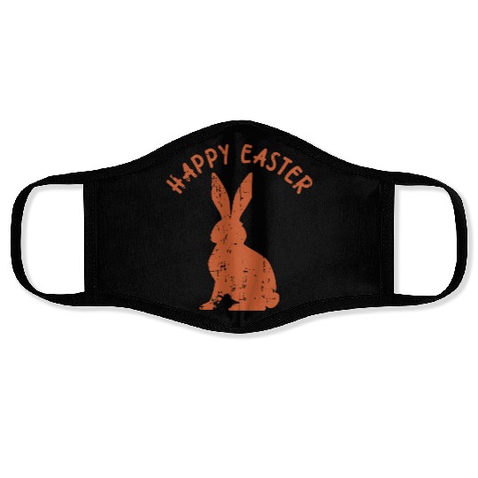 Happy Easter Vintage 90s Bunny Face Masks