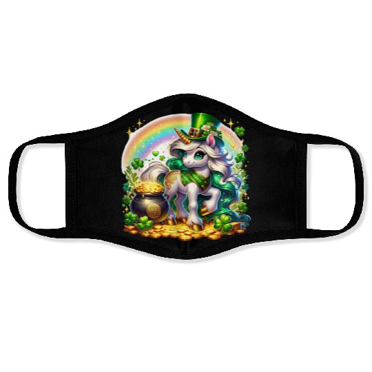 Lucky Charm Unicorn – St. Patrick’s Day Magic Face Masks