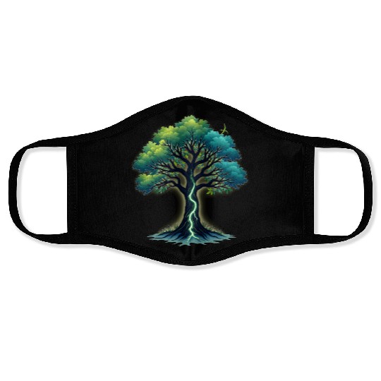 Majestic Tree of Life Face Masks