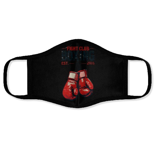 Fight Club Boxing Design Face Masks