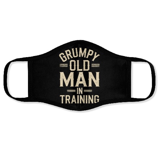 Grumpy Old Man Face Masks