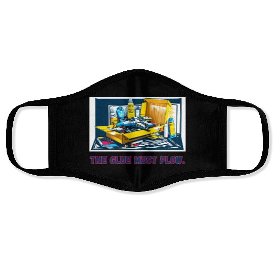 sci fi models glue must flow 1A NL Face Masks