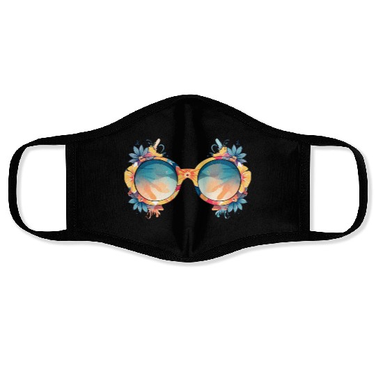 Retro Sublimation Clipart Face Masks