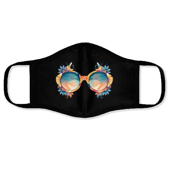 Retro Sublimation Clipart Face Masks