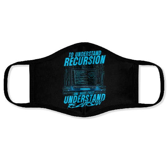 Theoretical Computer Scientist Recursion Face Masks