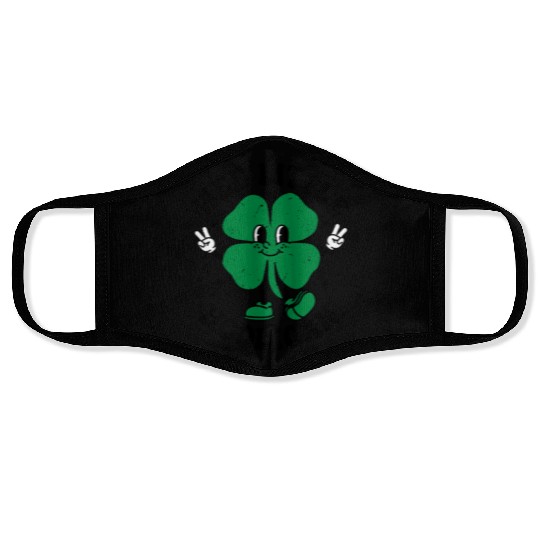 Wee Little Hooligan Cute St. Patrick's Day Irish S Face Masks