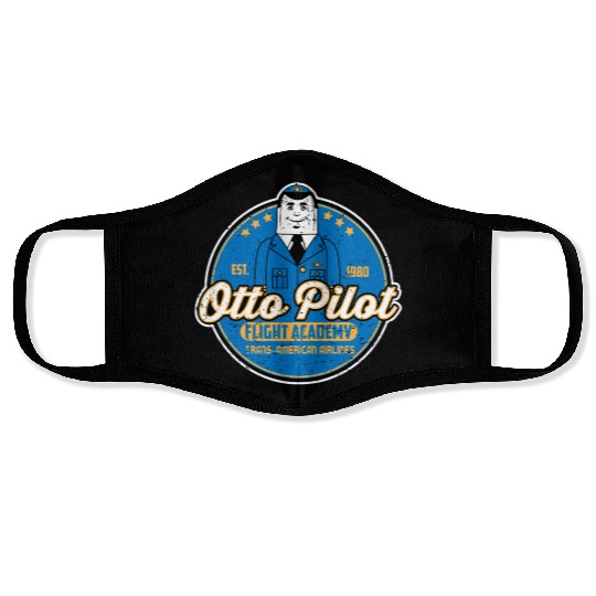 Otto Pilot flight academy Face Masks