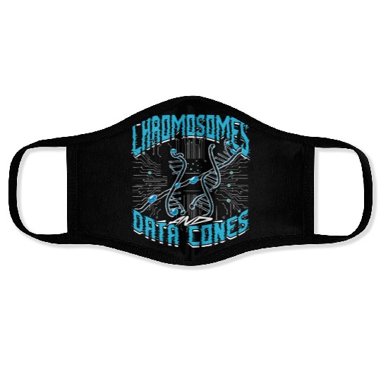 Bioinformatics Analyst Chromosomes And Data Cones Face Masks