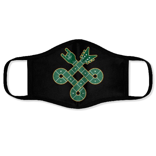 Celtic Knot Guitar | St. Patrick’s Day Face Masks