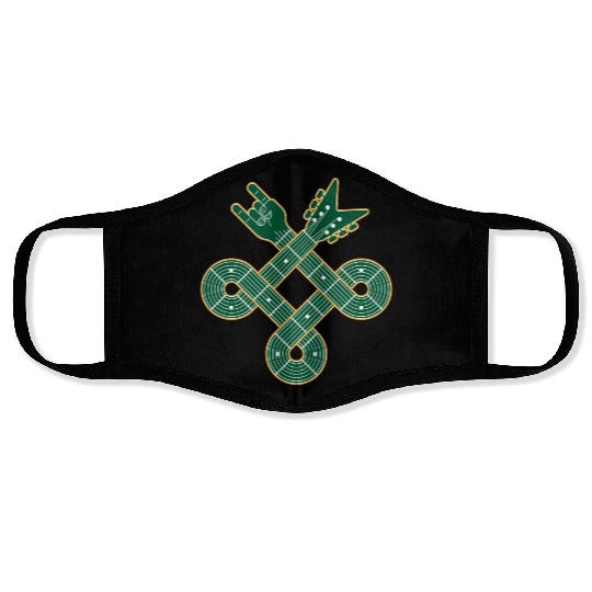Celtic Knot Guitar | St. Patrick’s Day Face Masks