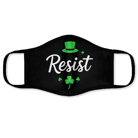 Resist and Celebrate St. Patrick’s Day Face Masks