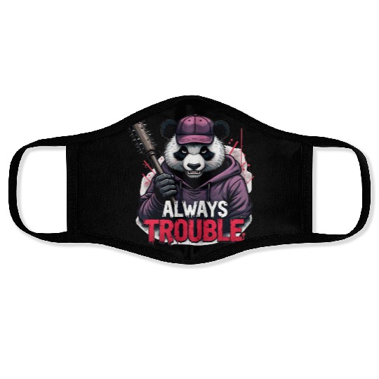 Gangster Panda Panda Bear Pandas Face Masks