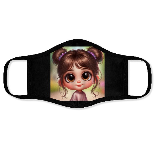 SPARKLY BROWN EYES Face Masks