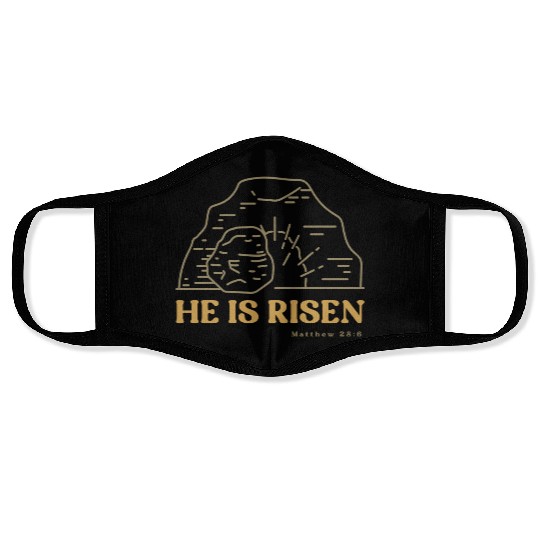 He Is Risen Face Masks