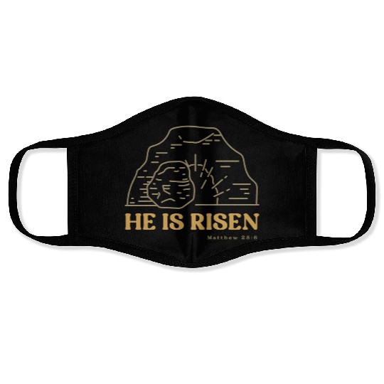 He Is Risen Face Masks
