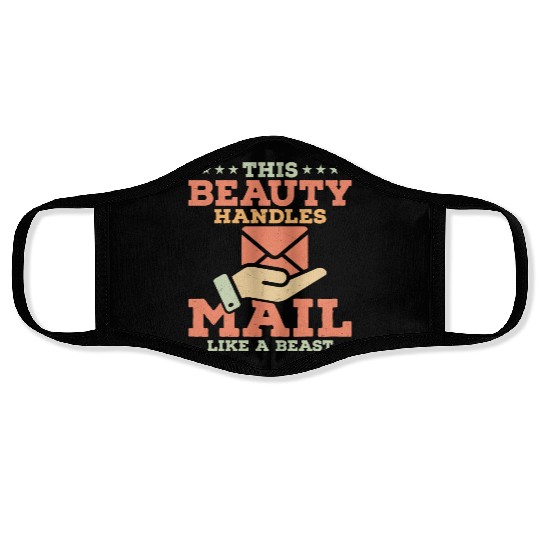 This Beauty Handles Mail Like A Beast Mailman Post Face Masks
