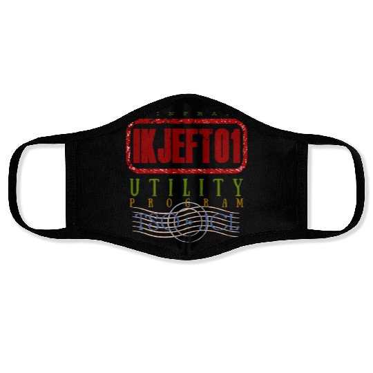 IKJEFT01 Mainframe Utility Program Face Masks