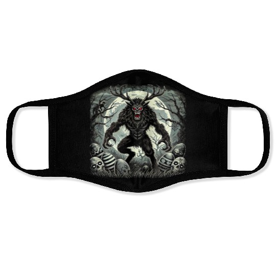 Wendigo Monster Deer Easter Werewolf Creepy Face Masks