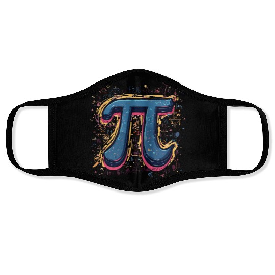 Pi Day Math Lover – Geeky & Fun Design Face Masks