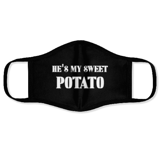 He's My Sweet Potato Face Masks