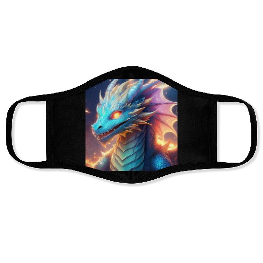 Celestial dragon Face Masks