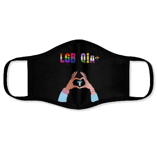 Theres No LGBTQIA Without The T Transgender Pride Face Masks